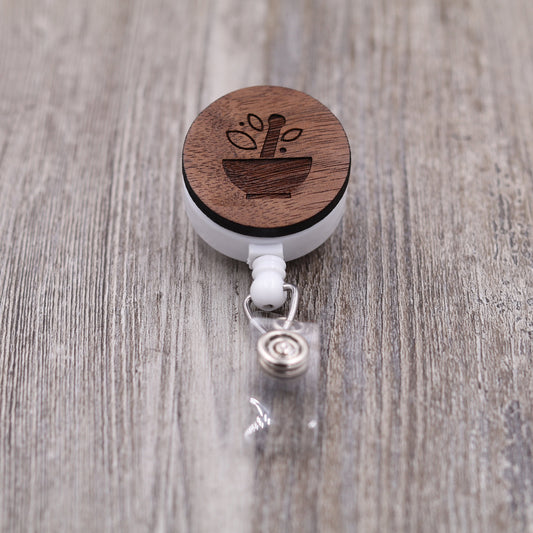 Mortar & Pestle Badge Reel