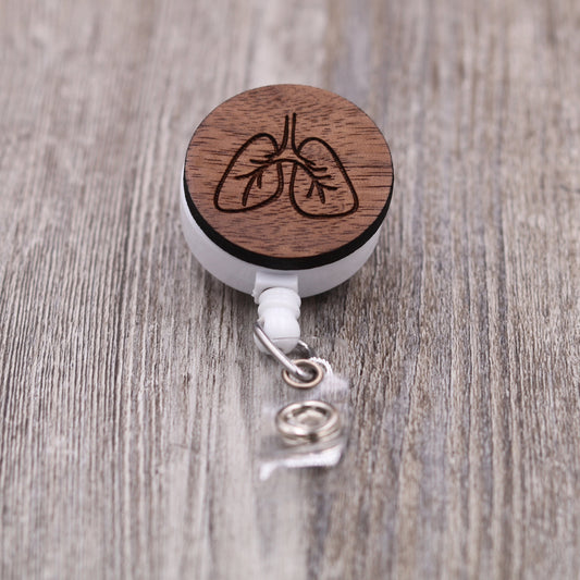 Lungs Badge Reel