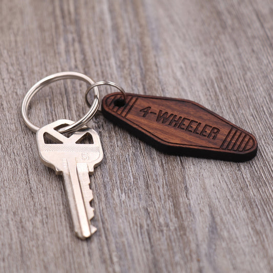 Label Your Keys, Retro Motel Keychain